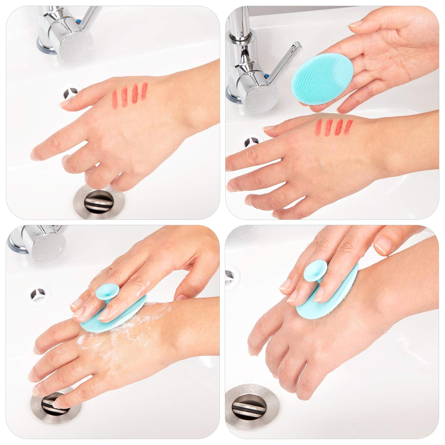 Soft Silicone Facial Scrubber Cleansing Brush