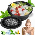 Silicone Collapsible Face Bowl with Built-In Ice Tray