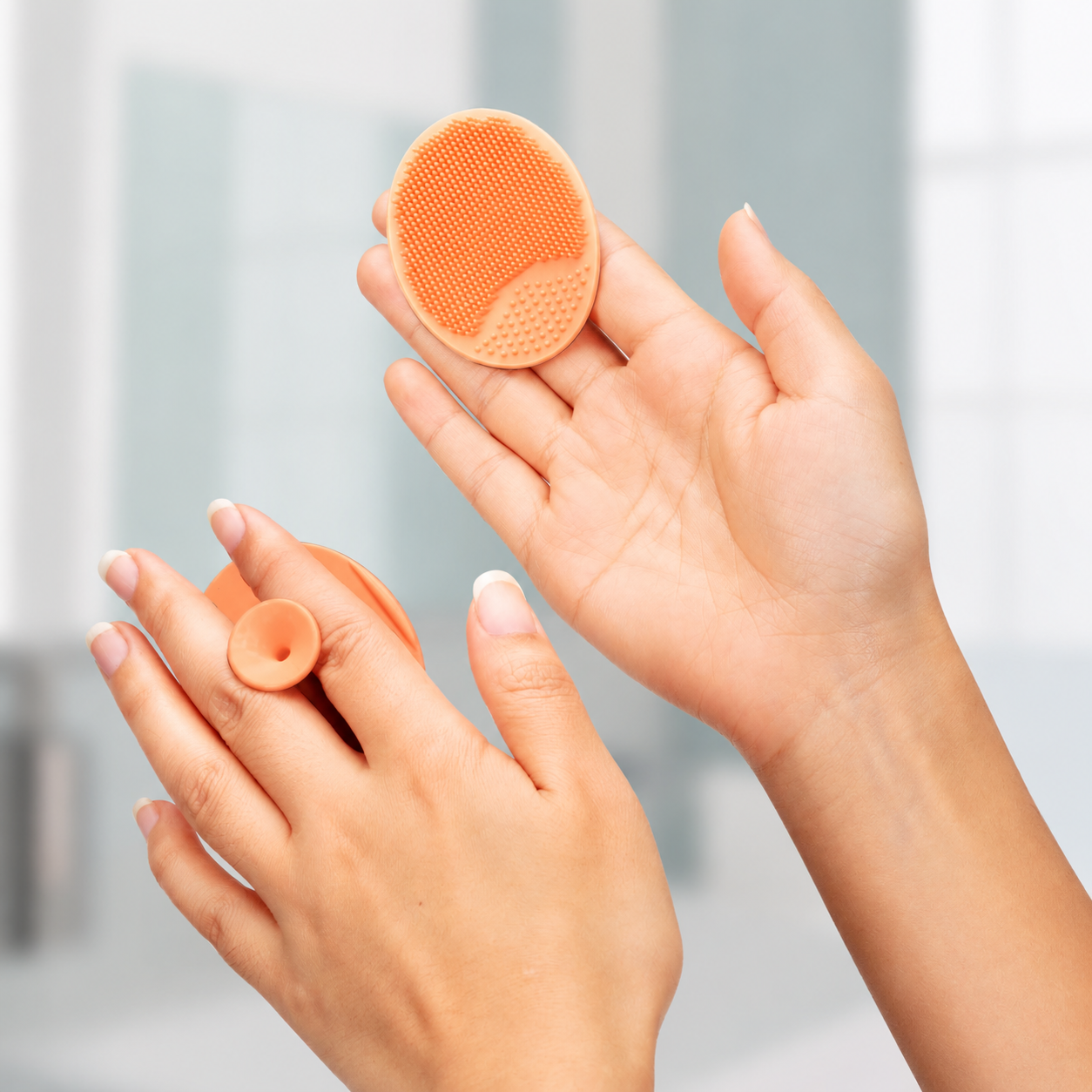 Soft Silicone Facial Scrubber Cleansing Brush