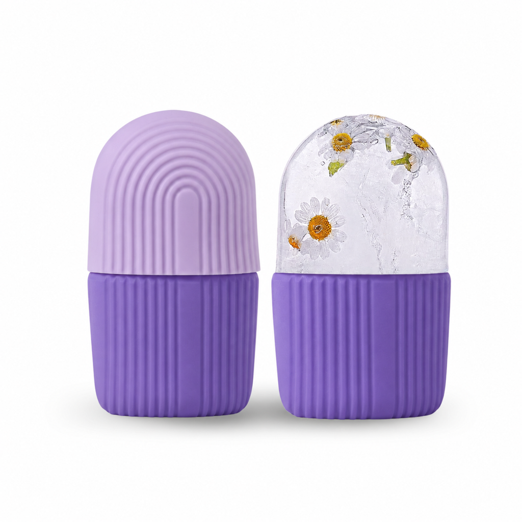 Silicon Face Roller and Collapsable Bowl Combo